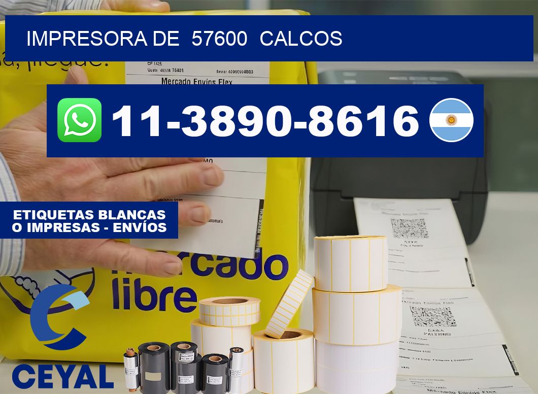impresora de 57600 calcos