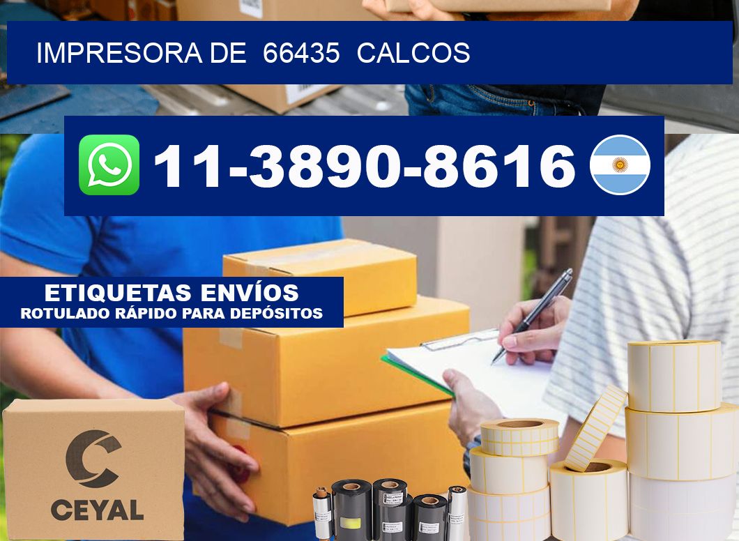 impresora de 66435 calcos