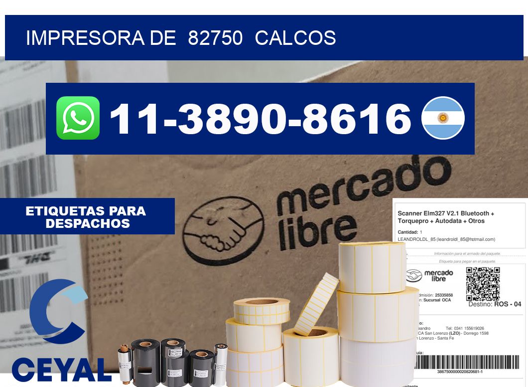 impresora de  82750  calcos