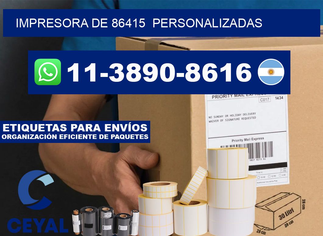 impresora de 86415  personalizadas