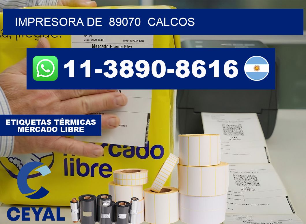 impresora de 89070 calcos