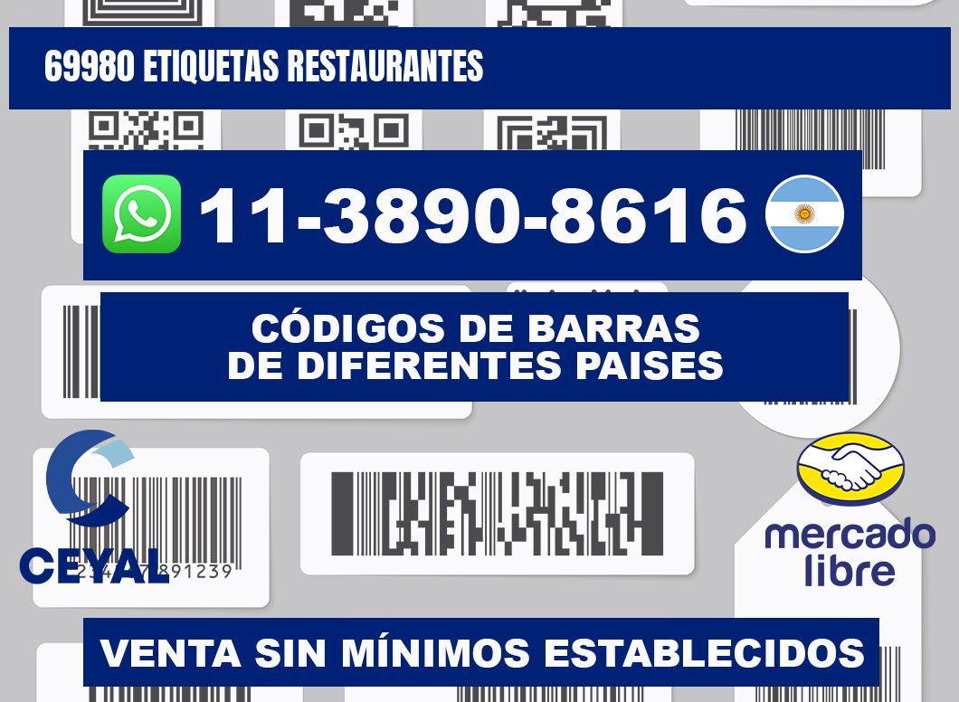 69980 etiquetas restaurantes