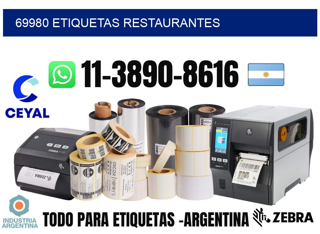 69980 etiquetas restaurantes
