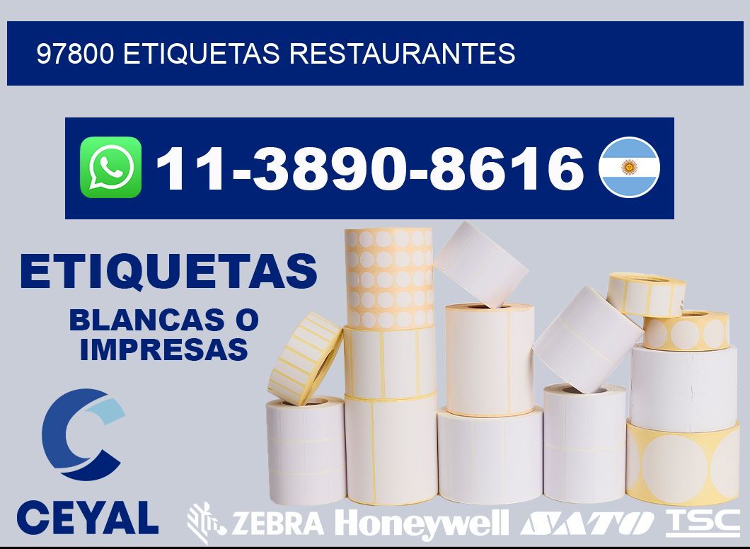 97800 etiquetas restaurantes