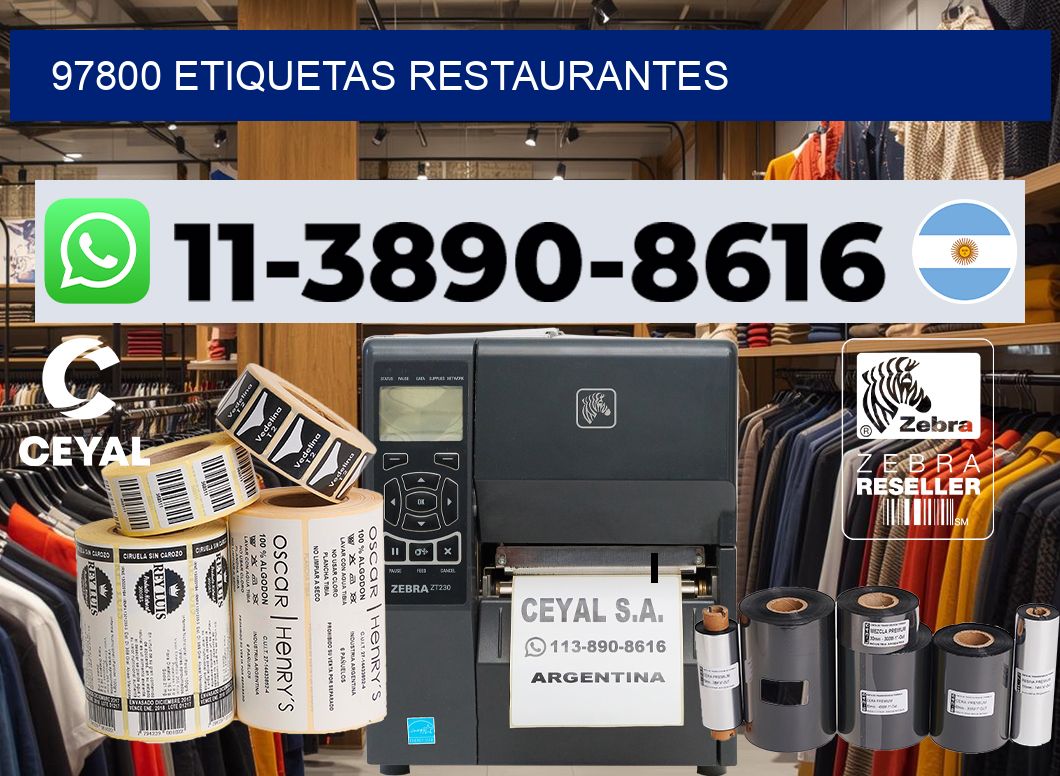97800 etiquetas restaurantes