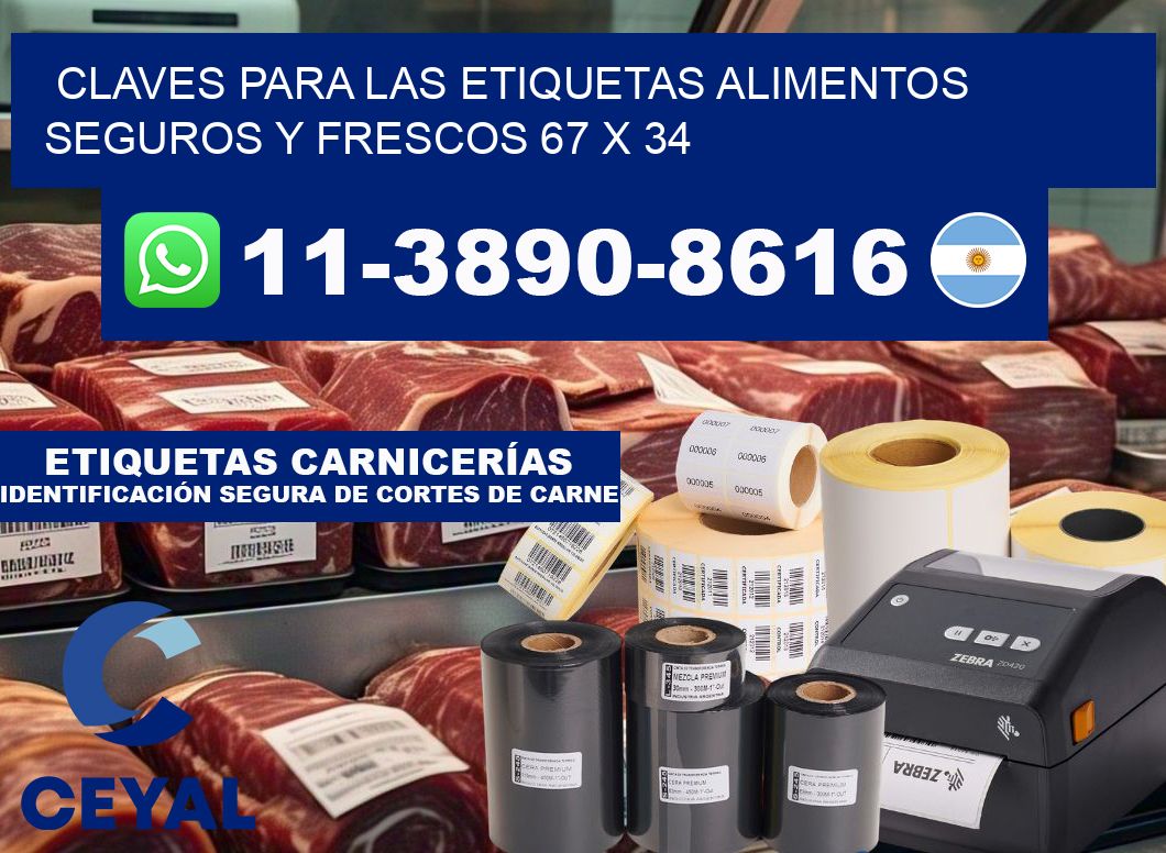 Claves para las etiquetas alimentos seguros y frescos 67 x 34