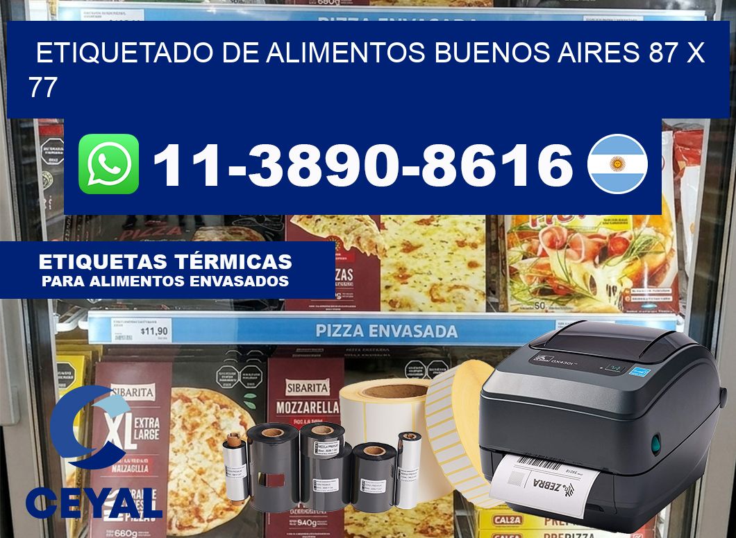 Etiquetado de alimentos buenos aires 87 x 77