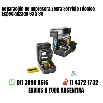 Reparación de Impresora Zebra Servicio Técnico Especializado 63 x 88
