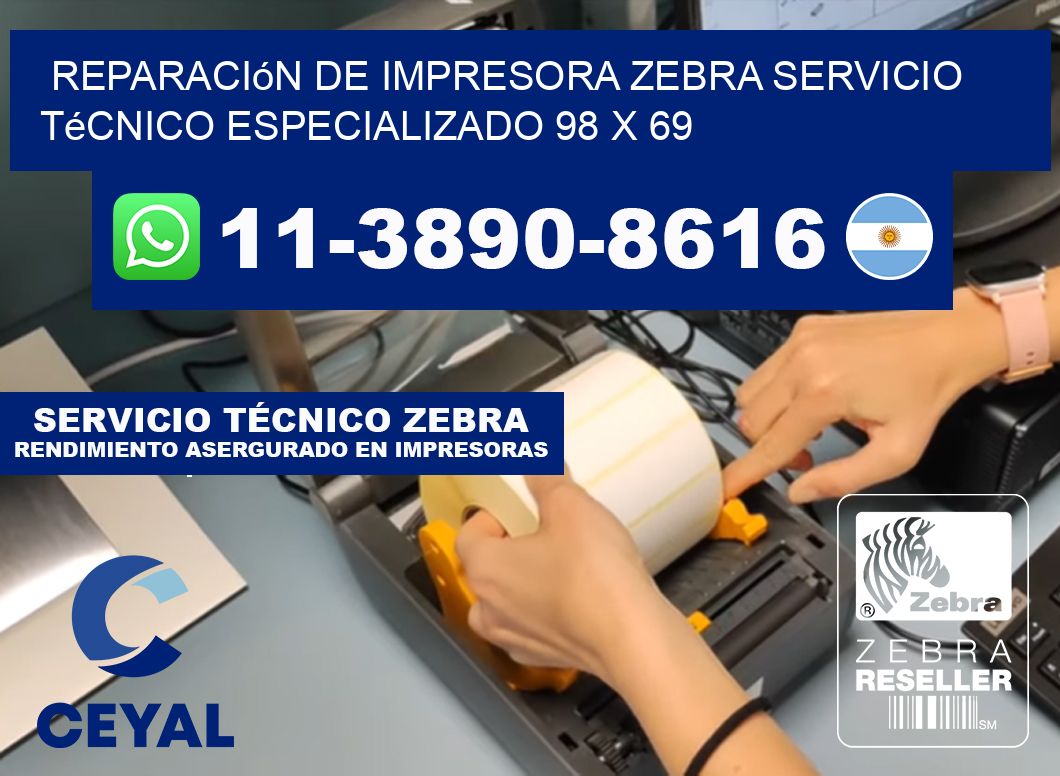 Reparación de Impresora Zebra Servicio Técnico Especializado 98 x 69