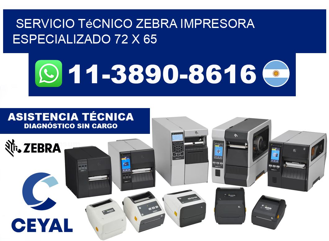 Servicio Técnico Zebra Impresora Especializado 72 x 65