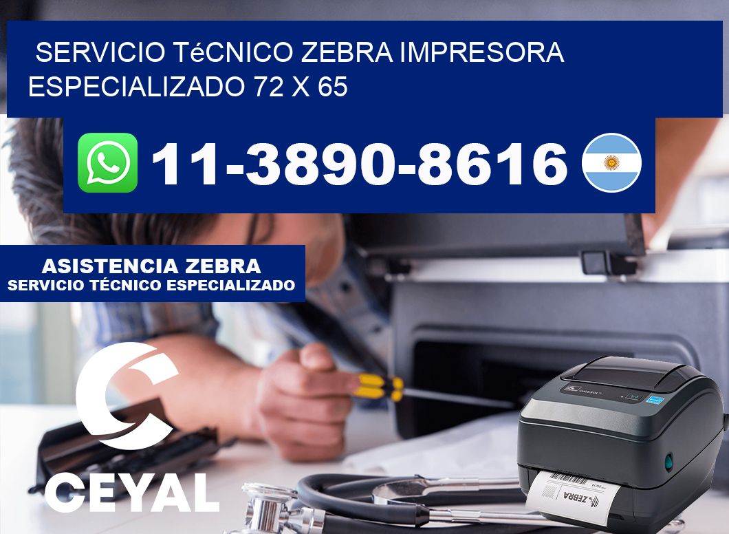 Servicio Técnico Zebra Impresora Especializado 72 x 65