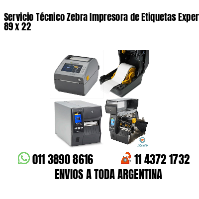 Servicio Técnico Zebra Impresora de Etiquetas Experto 89 x 22