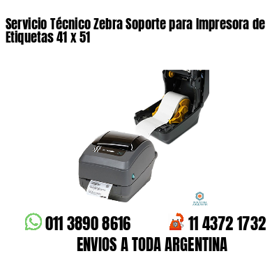 Servicio Técnico Zebra Soporte para Impresora de Etiquetas 41 x 51