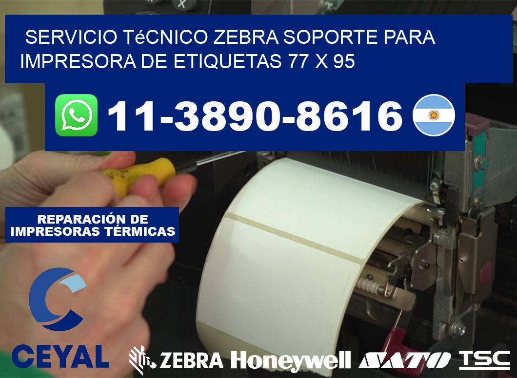 Servicio Técnico Zebra Soporte para Impresora de Etiquetas 77 x 95