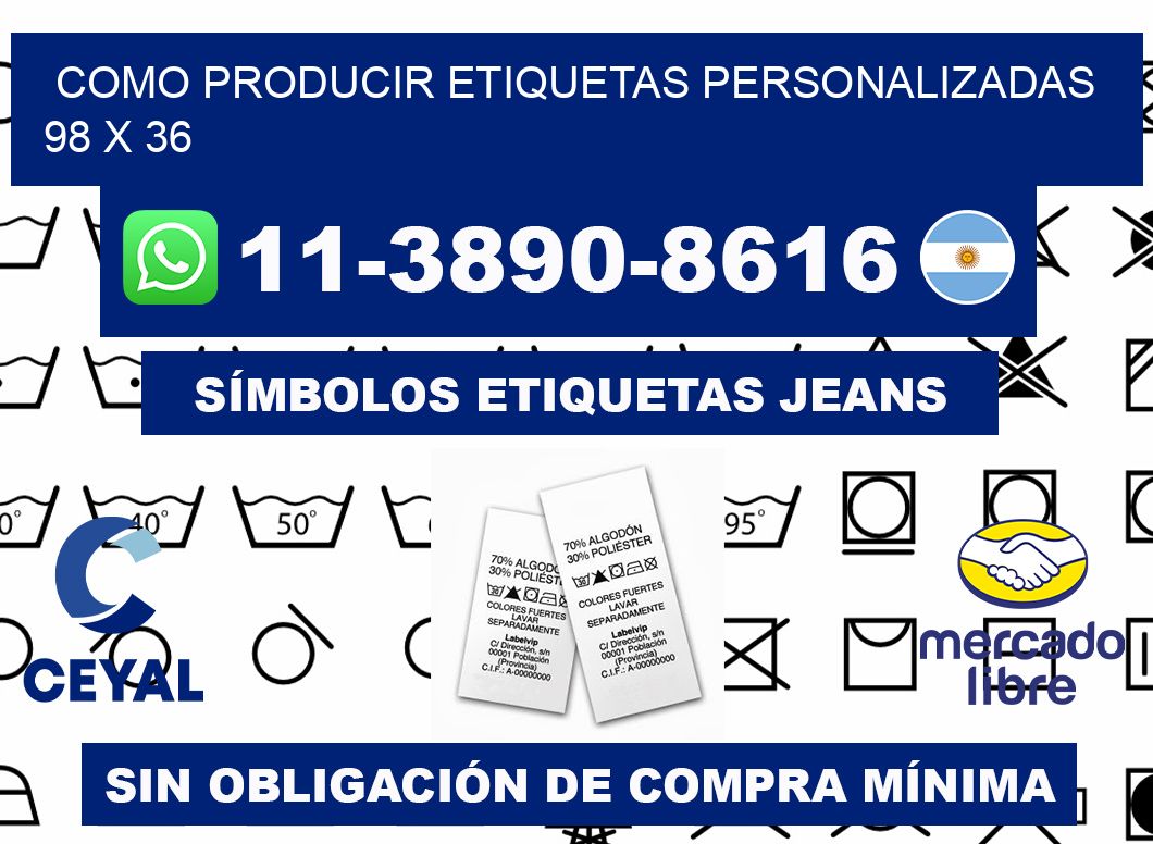 como producir etiquetas personalizadas 98 x 36