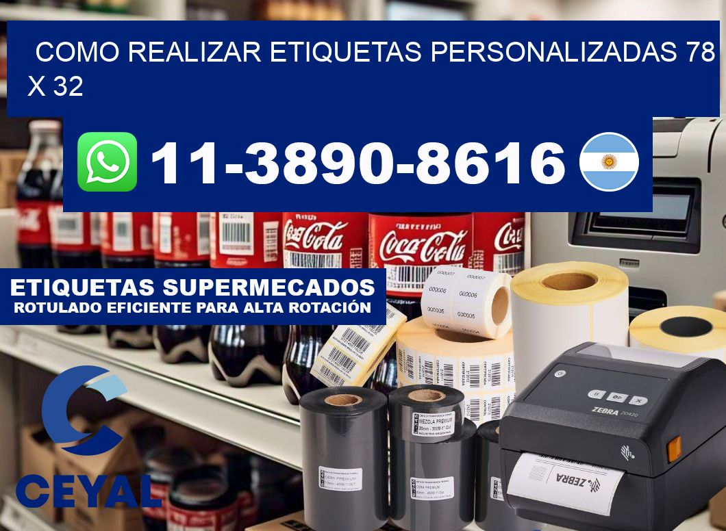 como realizar etiquetas personalizadas 78 x 32