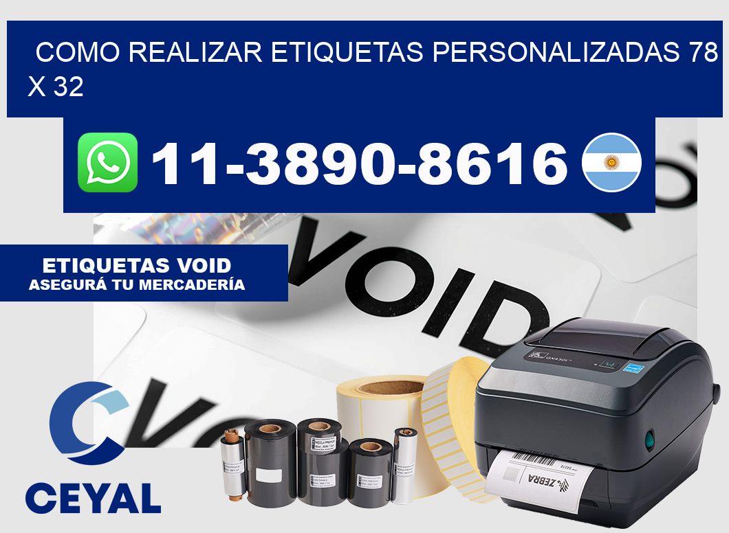 como realizar etiquetas personalizadas 78 x 32