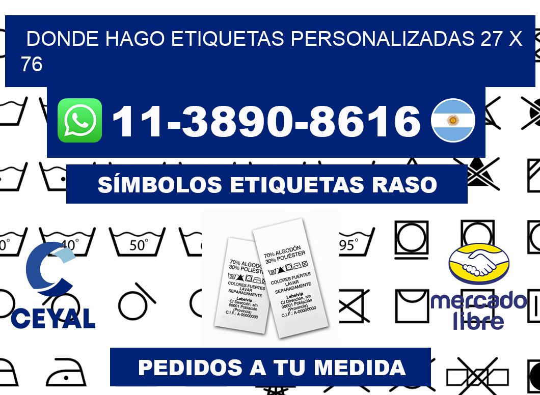 donde hago etiquetas personalizadas 27 x 76