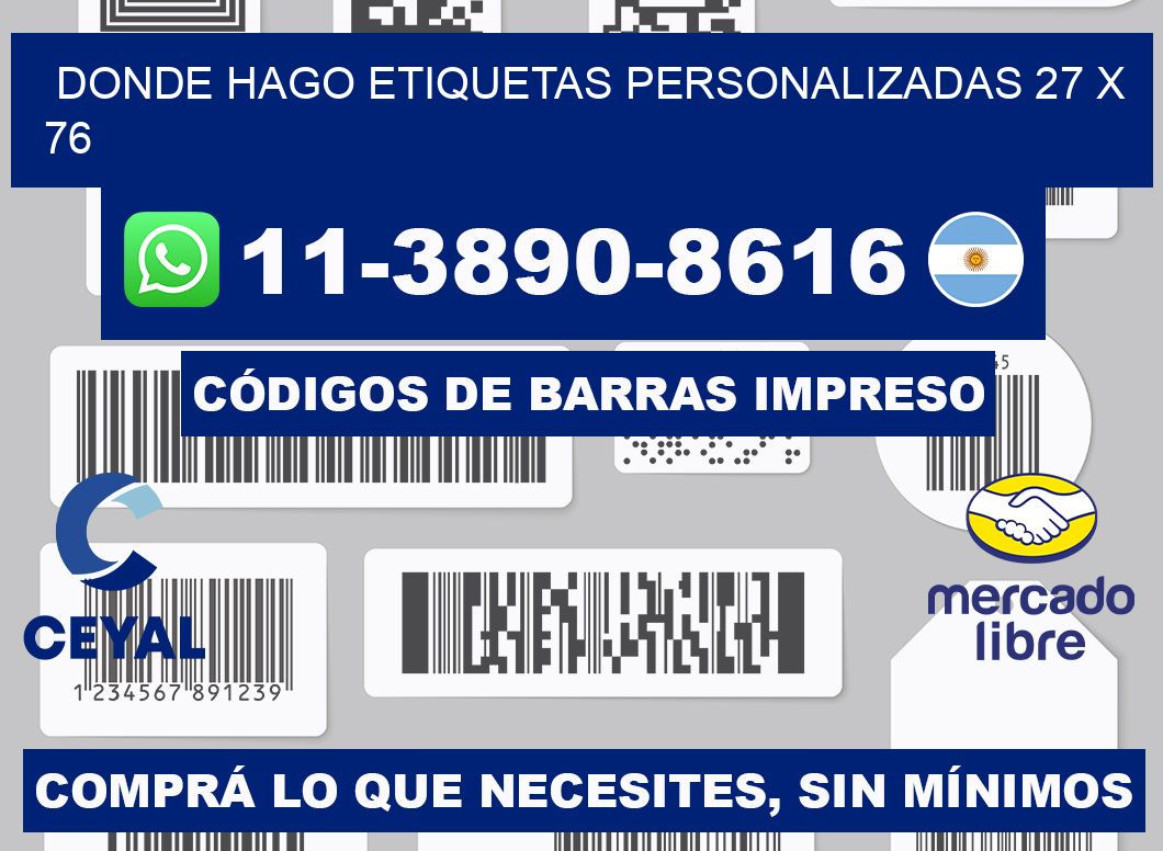 donde hago etiquetas personalizadas 27 x 76