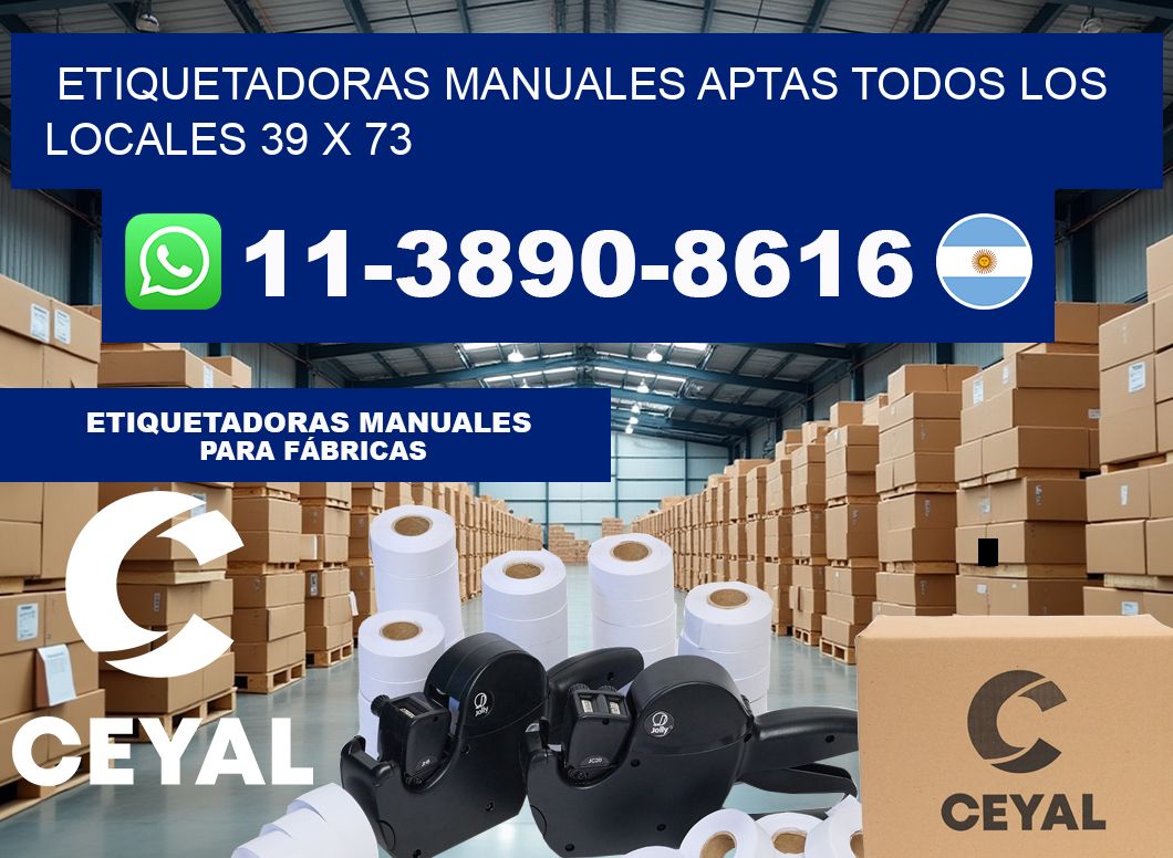 etiquetadoras manuales aptas todos los locales 39 x 73