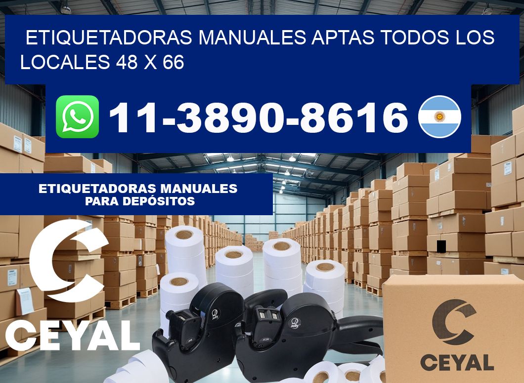 etiquetadoras manuales aptas todos los locales 48 x 66