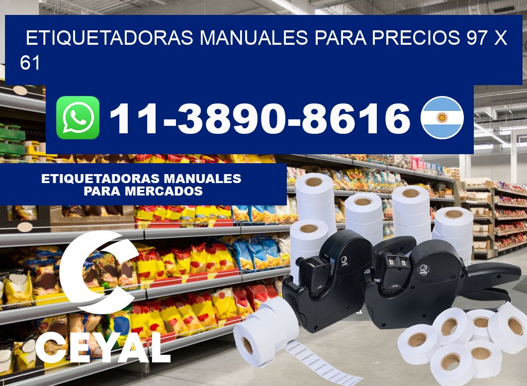 etiquetadoras manuales para precios 97 x 61