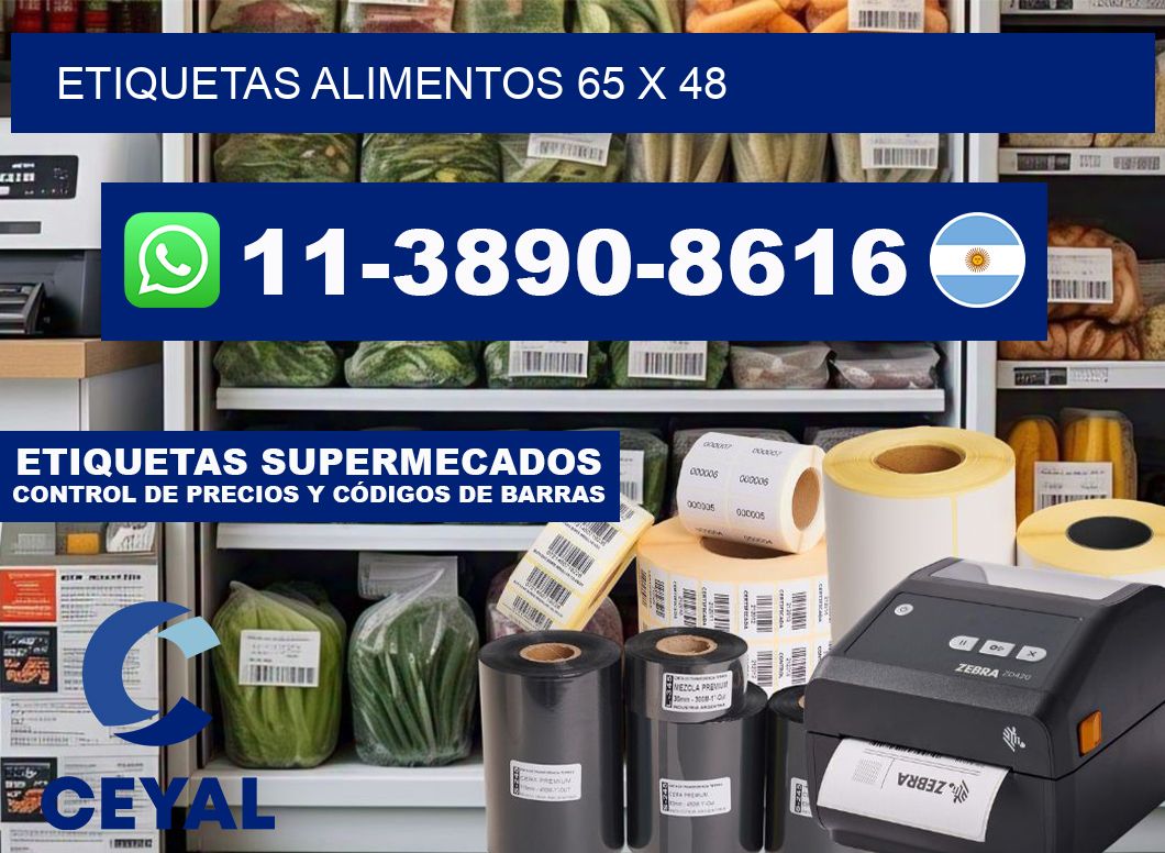 etiquetas alimentos 65 x 48