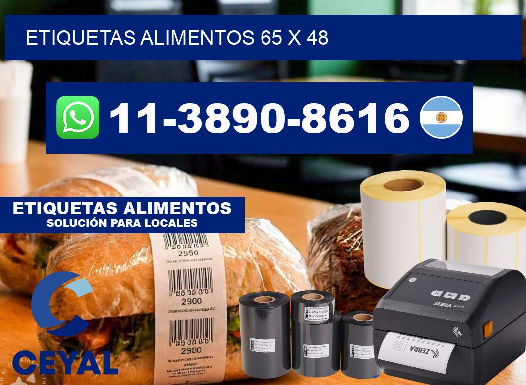 etiquetas alimentos 65 x 48