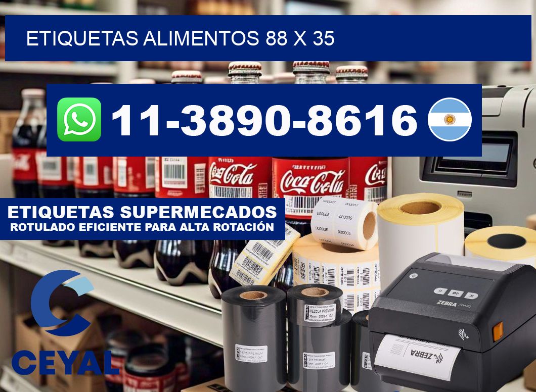 etiquetas alimentos 88 x 35