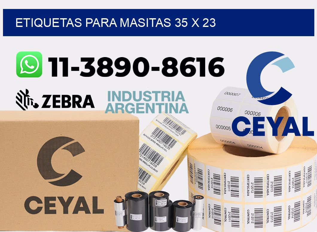 etiquetas para Masitas 35 x 23