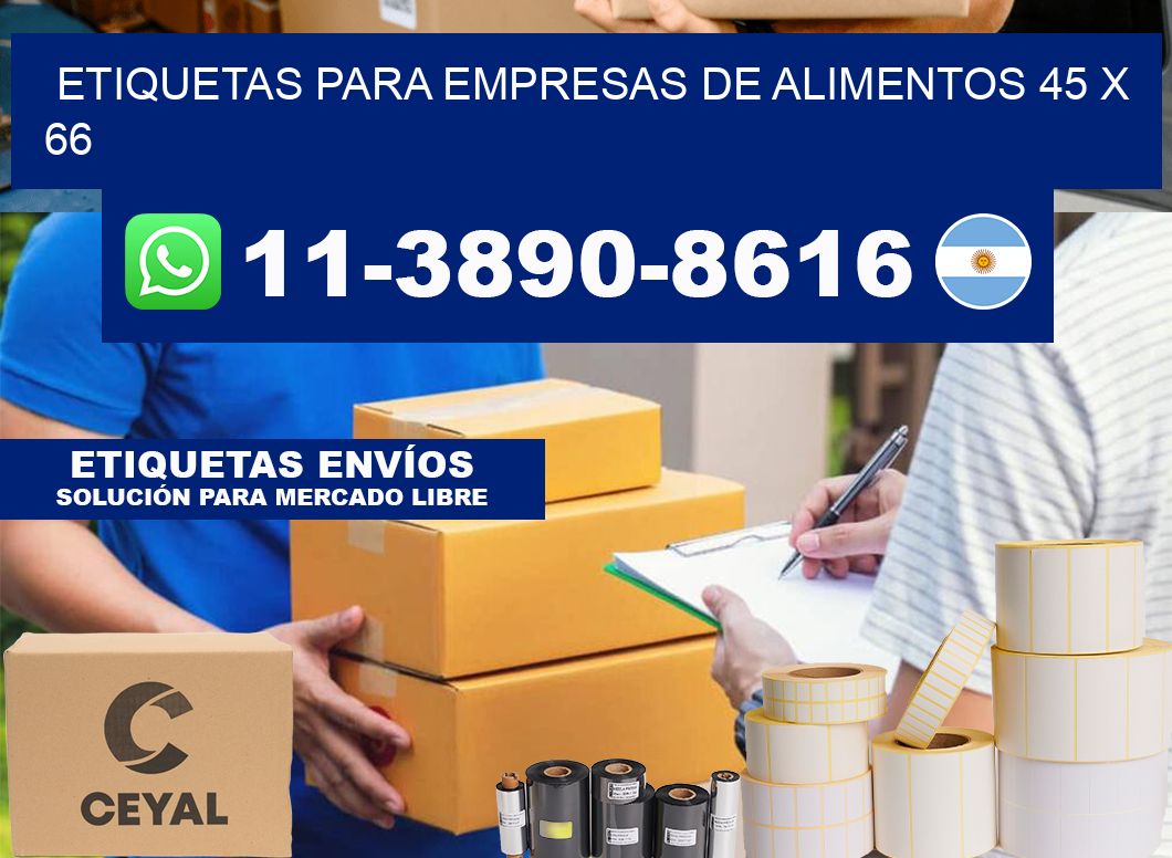 etiquetas para empresas de alimentos 45 x 66