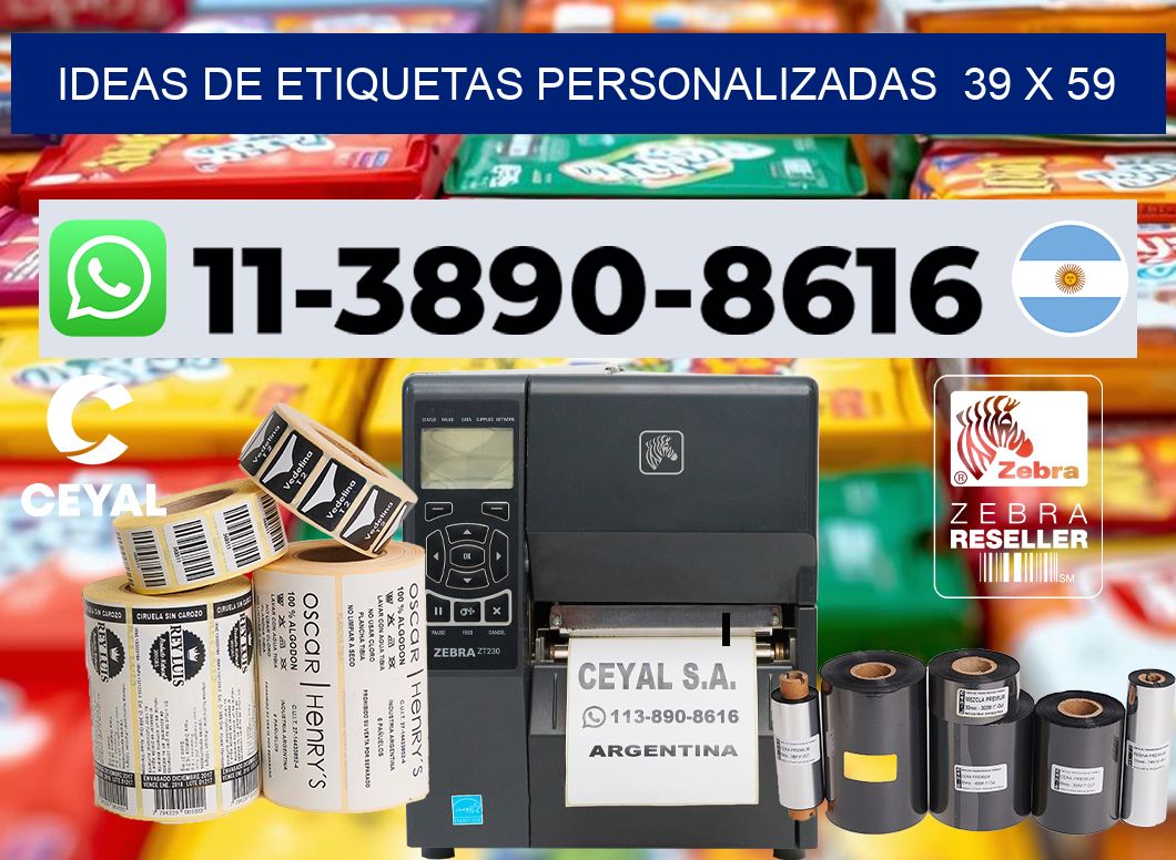 ideas de etiquetas personalizadas 39 x 59