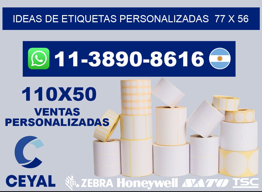 ideas de etiquetas personalizadas 77 x 56