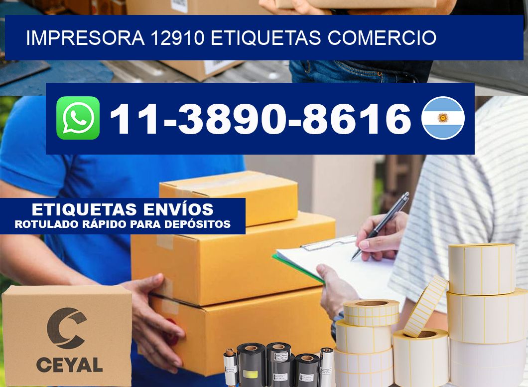 impresora 12910 etiquetas comercio