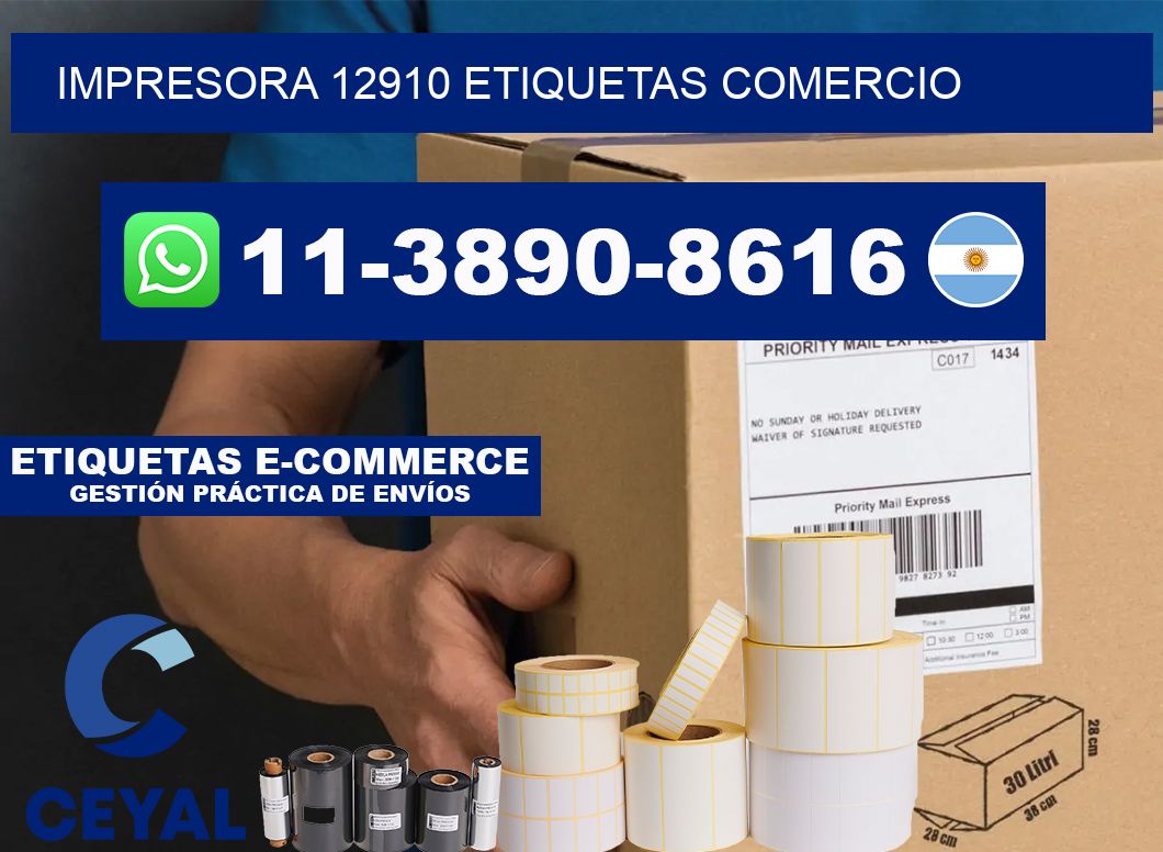 impresora 12910 etiquetas comercio