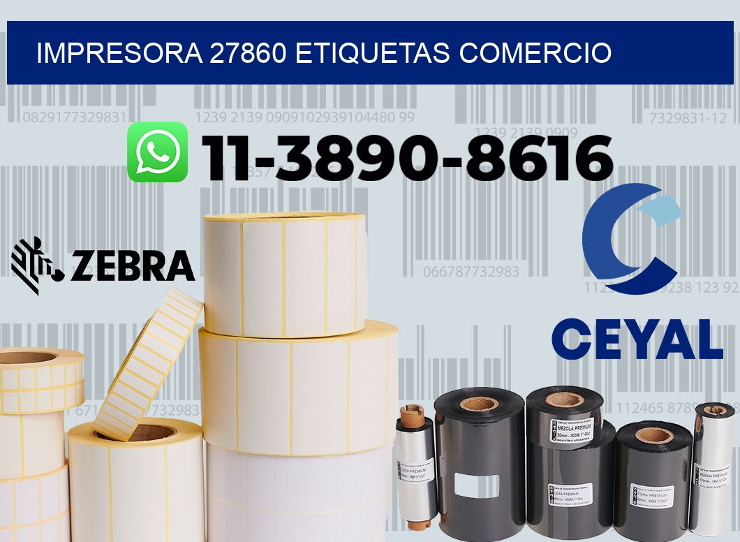 impresora 27860 etiquetas comercio