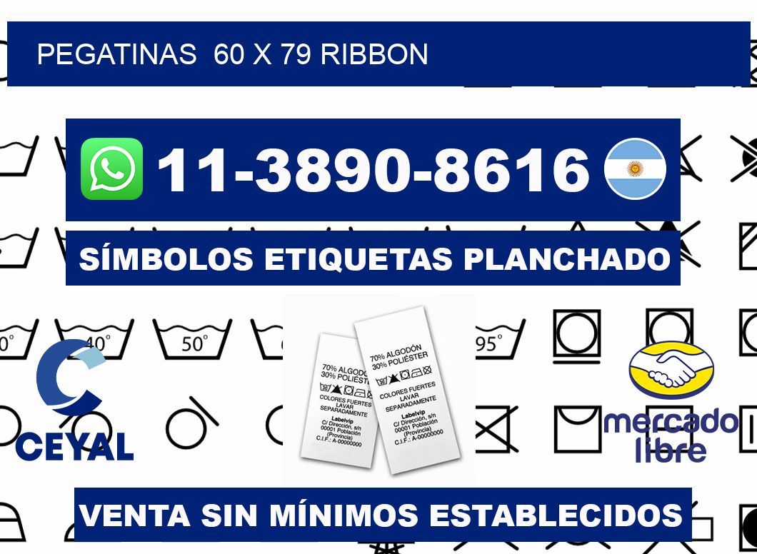 pegatinas  60 x 79 ribbon