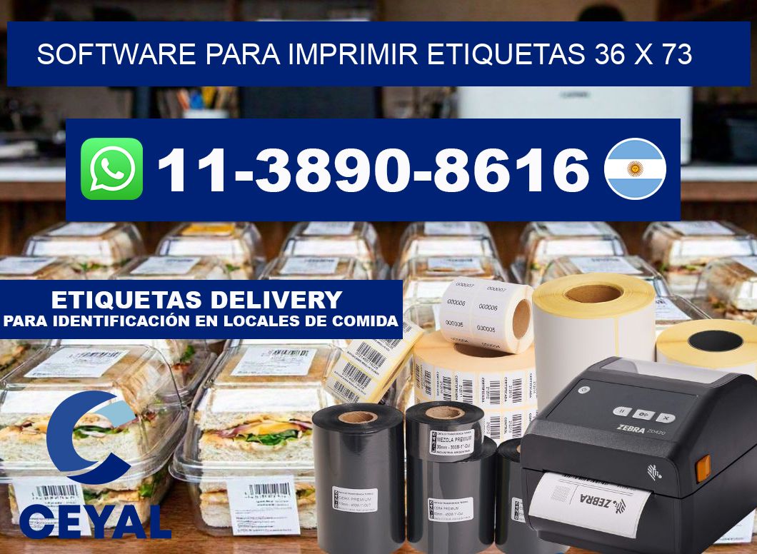 software para imprimir etiquetas 36 x 73