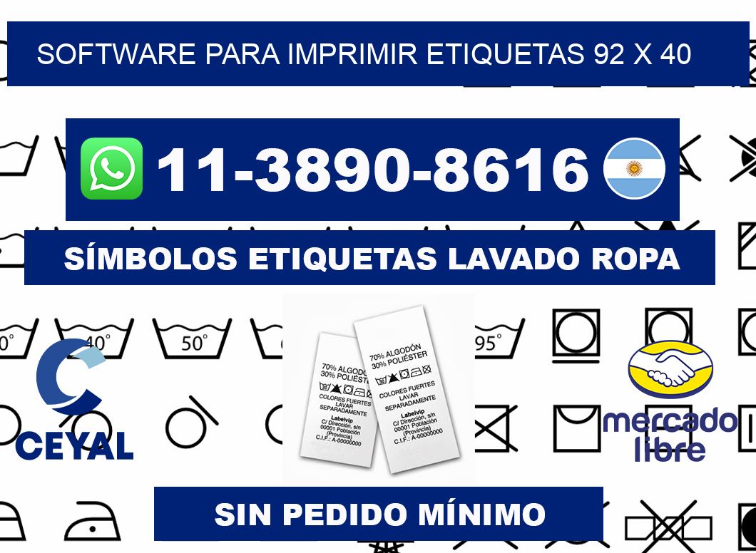 software para imprimir etiquetas 92 x 40