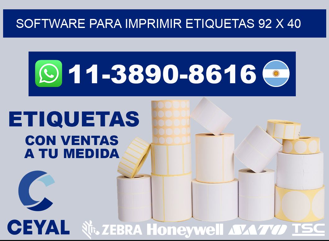 software para imprimir etiquetas 92 x 40