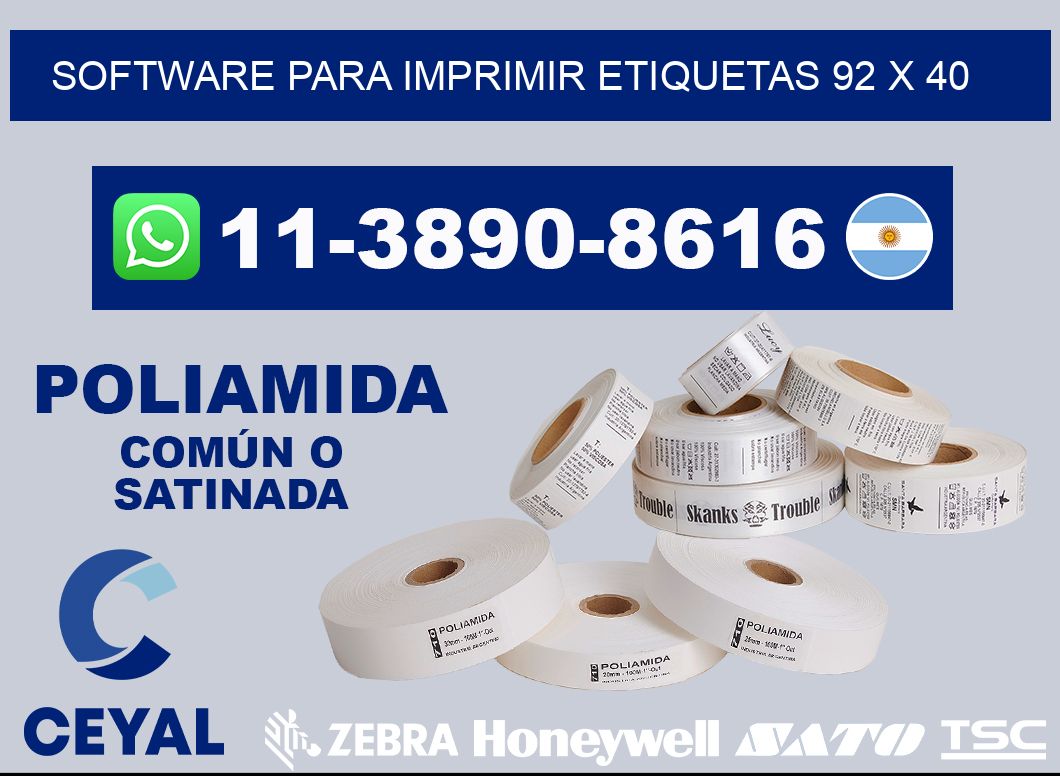 software para imprimir etiquetas 92 x 40