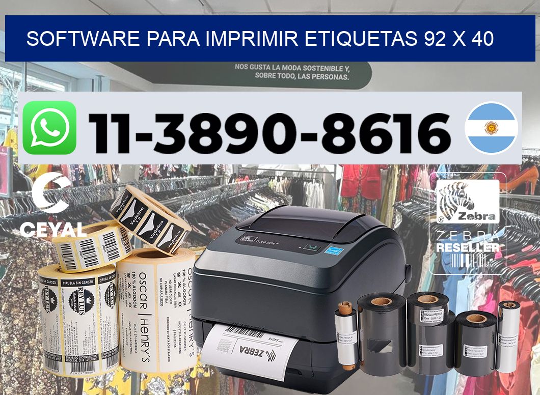 software para imprimir etiquetas 92 x 40