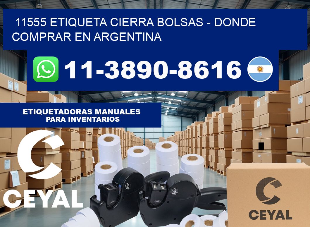 11555 etiqueta Cierra Bolsas – Donde Comprar en Argentina