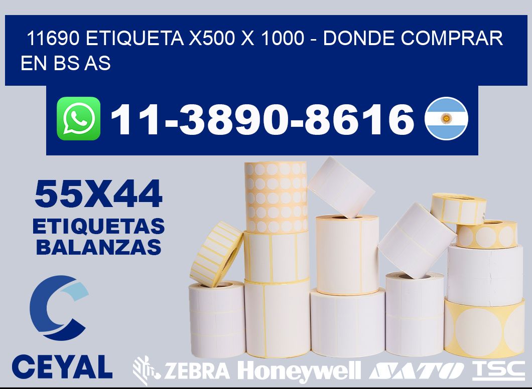 11690 etiqueta x500 x 1000 - Donde Comprar en bs as