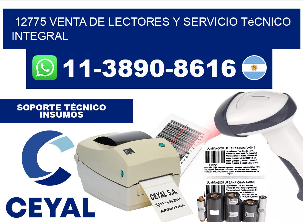 12775 Venta de Lectores y Servicio Técnico Integral
