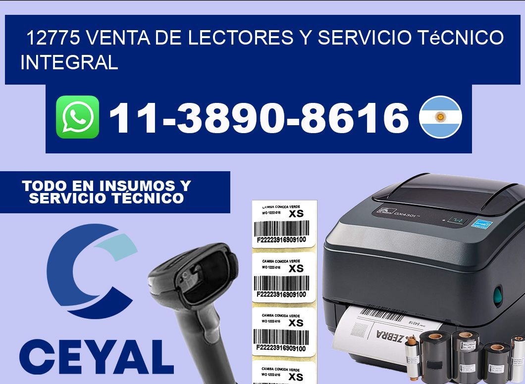 12775 Venta de Lectores y Servicio Técnico Integral