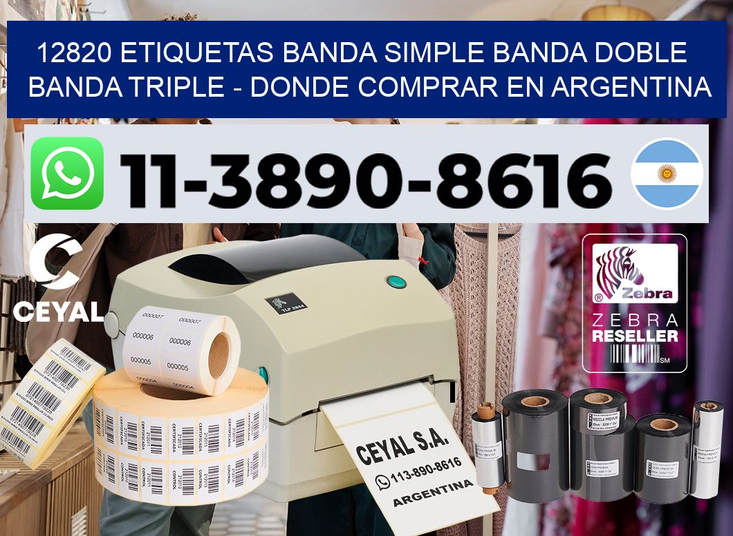 12820 etiquetas banda simple banda doble banda triple – Donde Comprar en Argentina