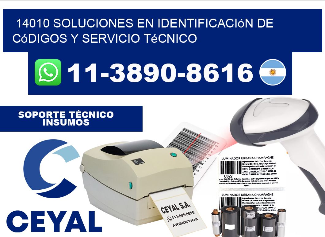 14010 Soluciones en Identificación de códigos y Servicio Técnico