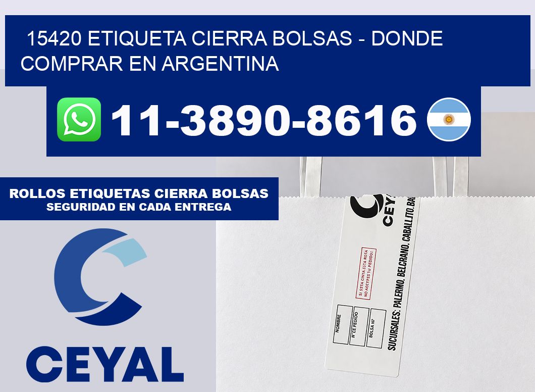 15420 etiqueta Cierra Bolsas – Donde Comprar en Argentina