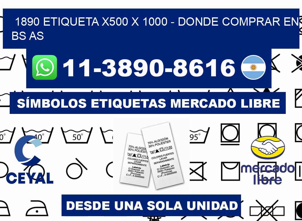 1890 etiqueta x500 x 1000 - Donde Comprar en bs as